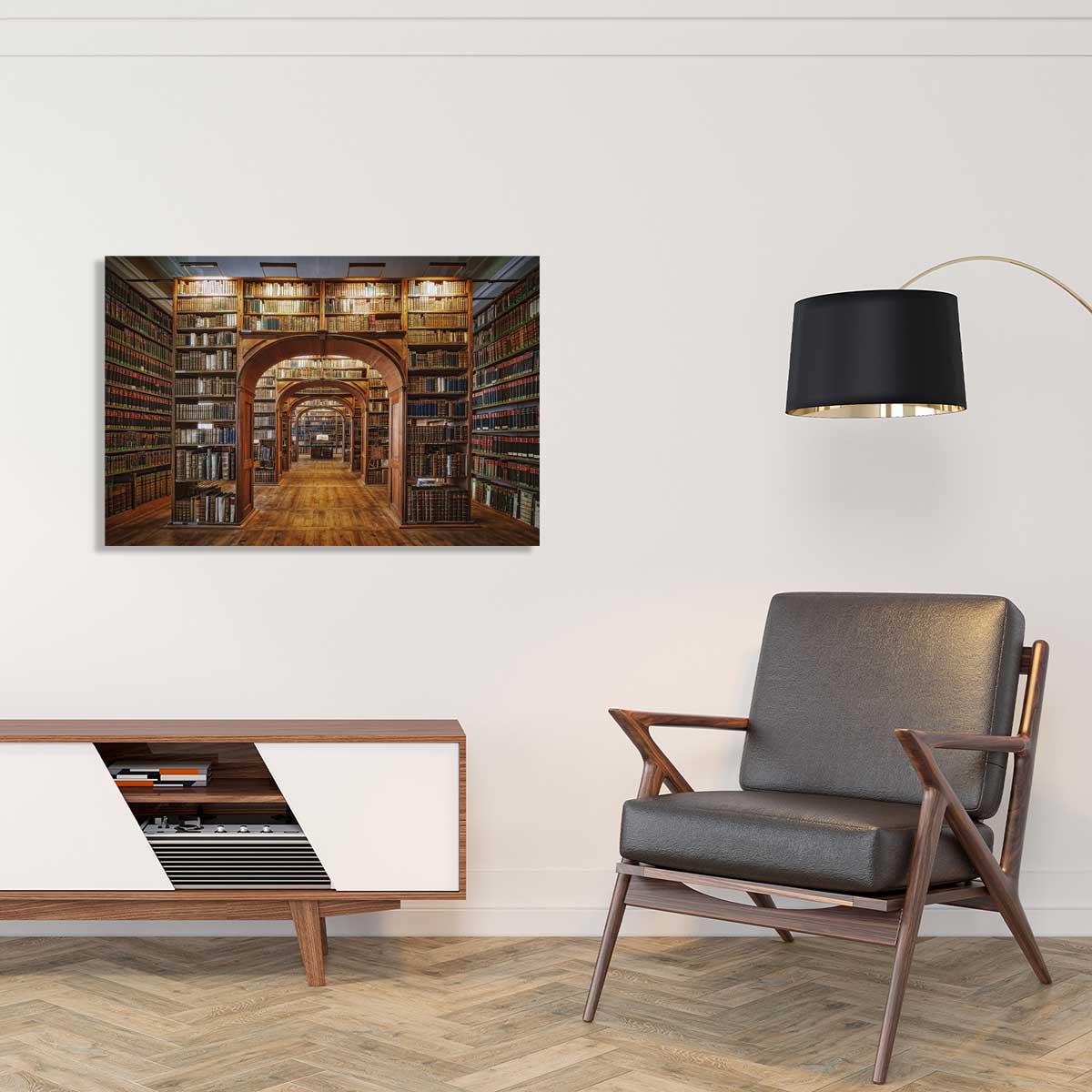 Tableau librairie des sciences tableau alu dibond, HEXOA