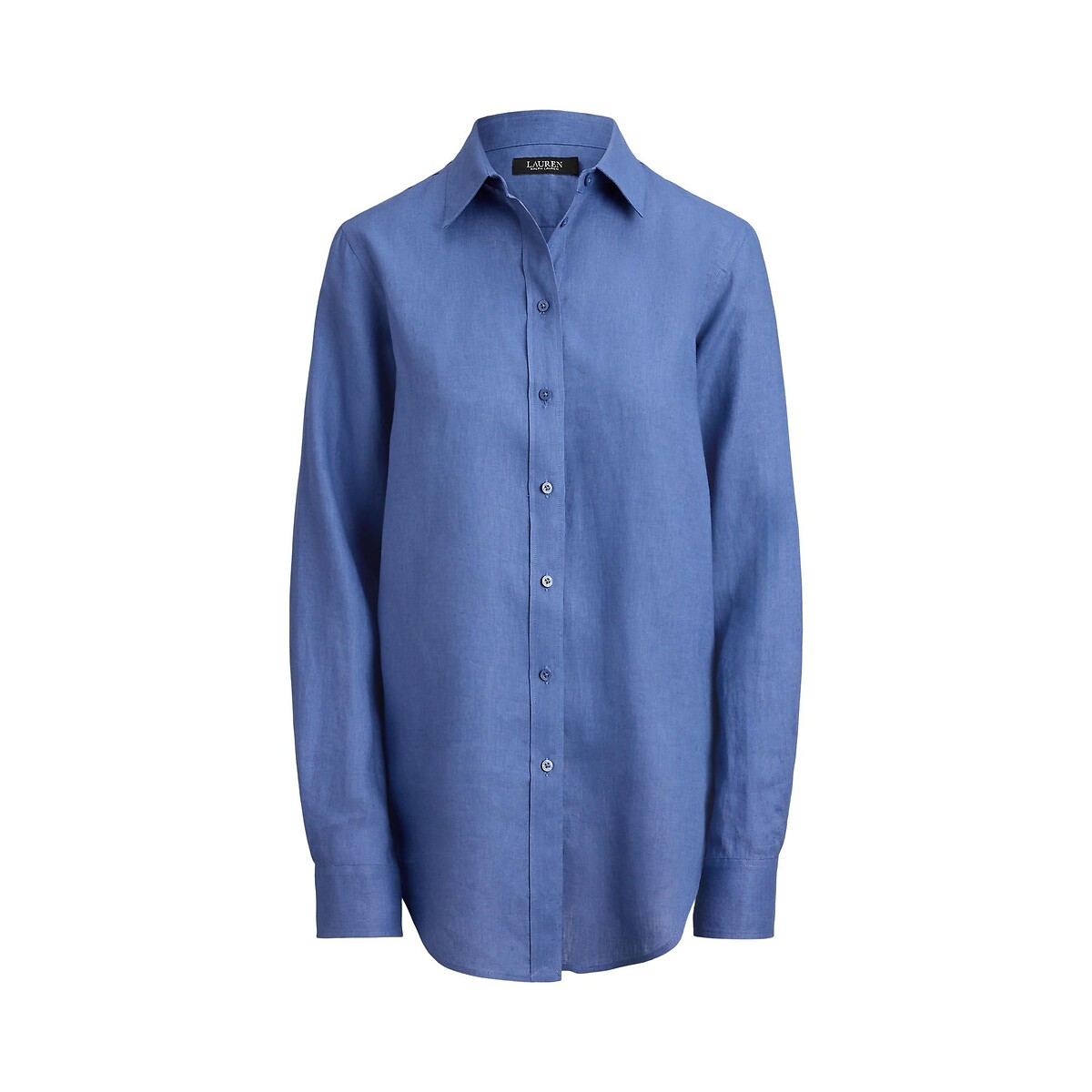 Karrie Linen Shirt in Regular Fit blue, LAUREN RALPH LAUREN