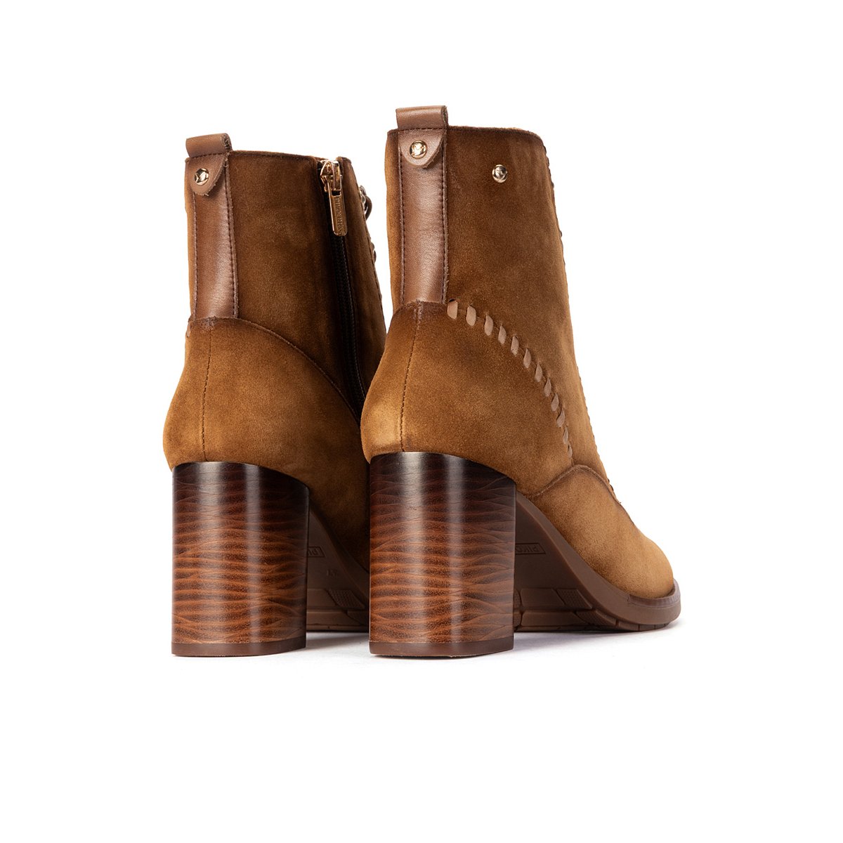 Bottines à talon cuir Palencia brandy, PIKOLINOS