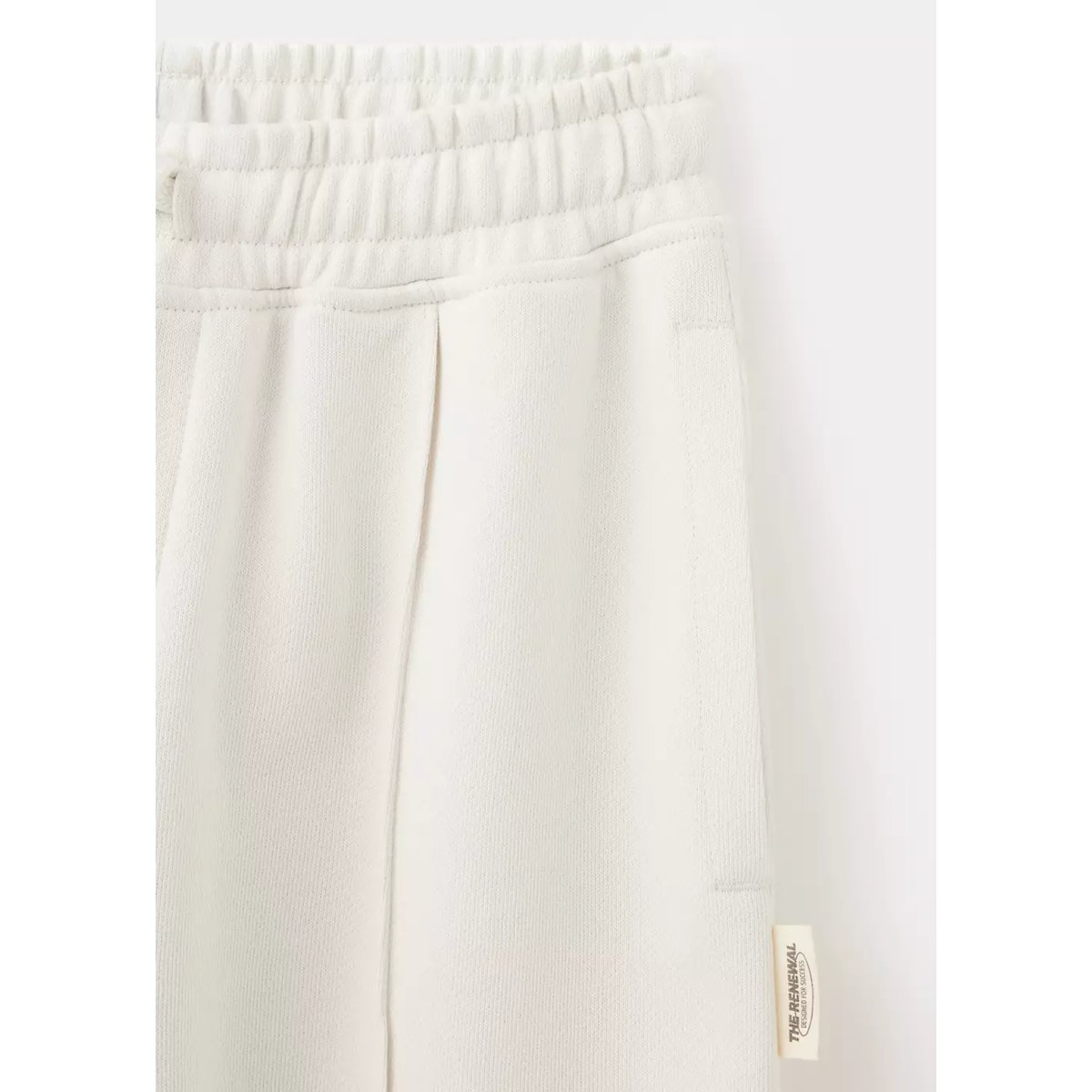 Pantalon jogger barrel fit écru, MANGO KIDS