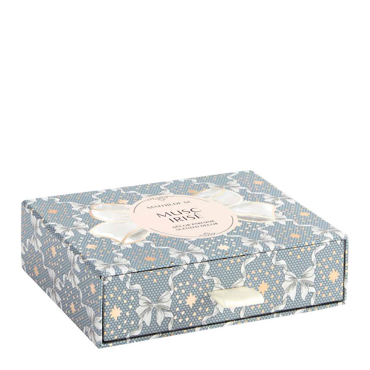 Décor parfumé et concentré Musc Irisé RUBANS DE FÊTE blanc, MATHILDE M