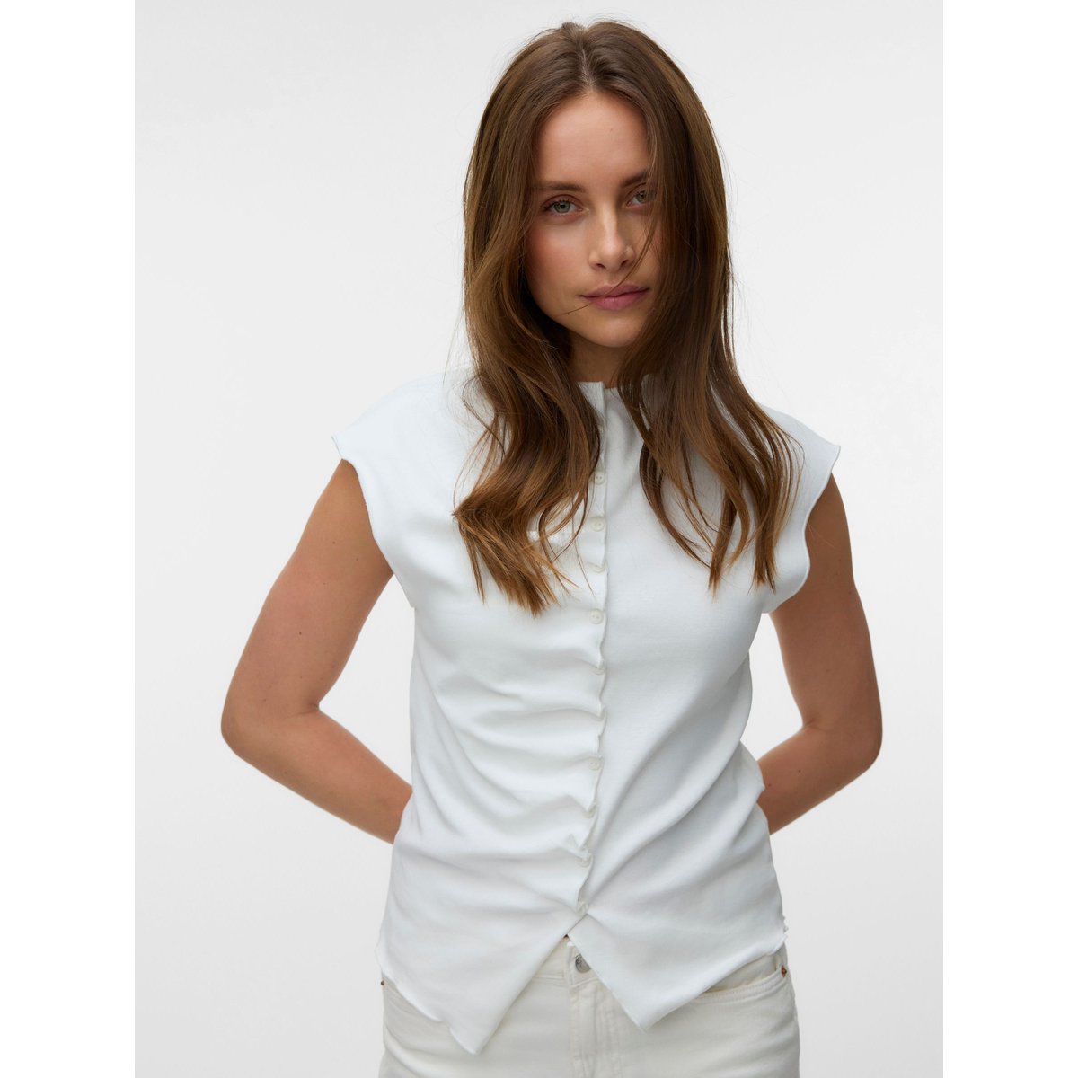 Top snow white, VERO MODA