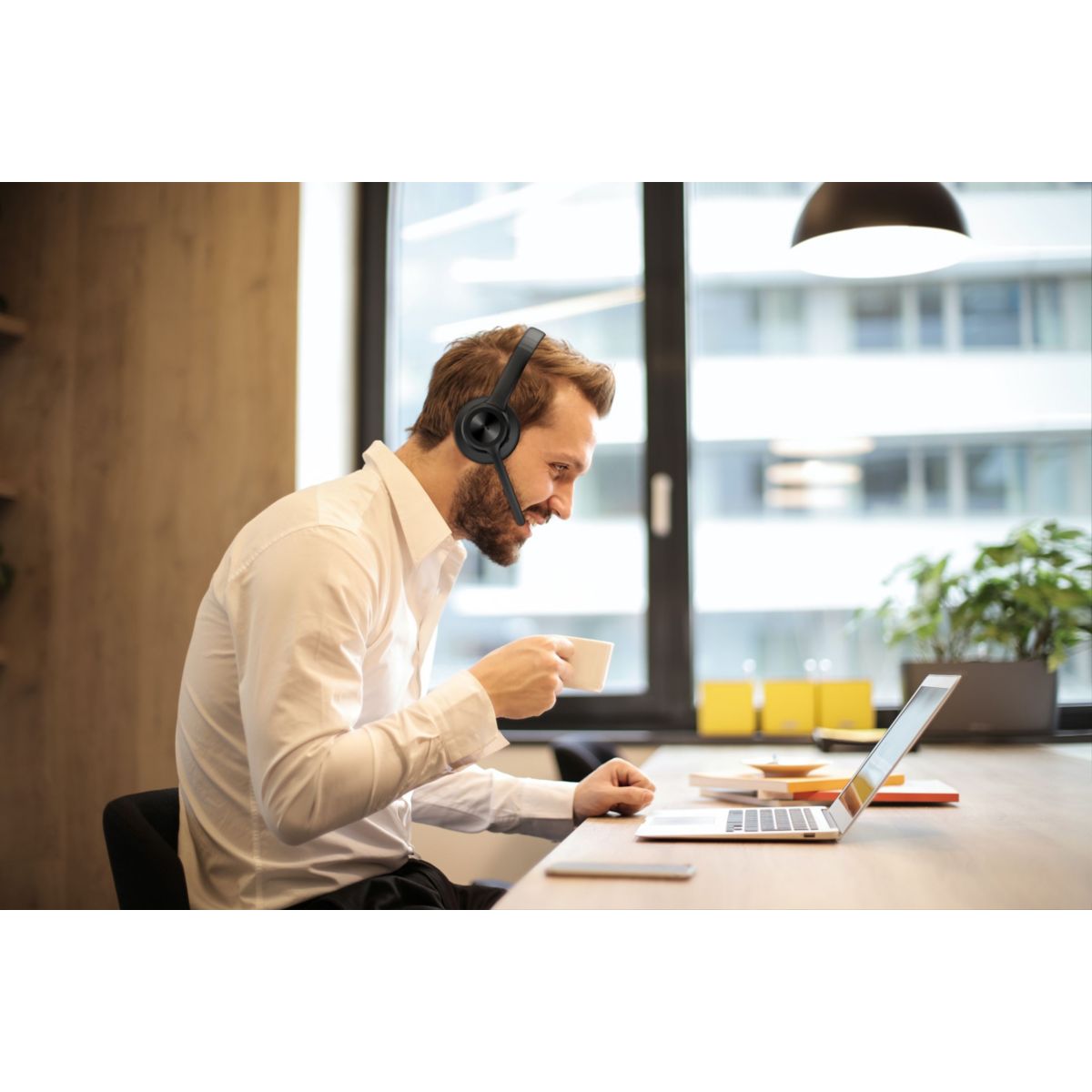Micro-casque EMHW 1 sans fil couleur unique, ESSENTIEL B