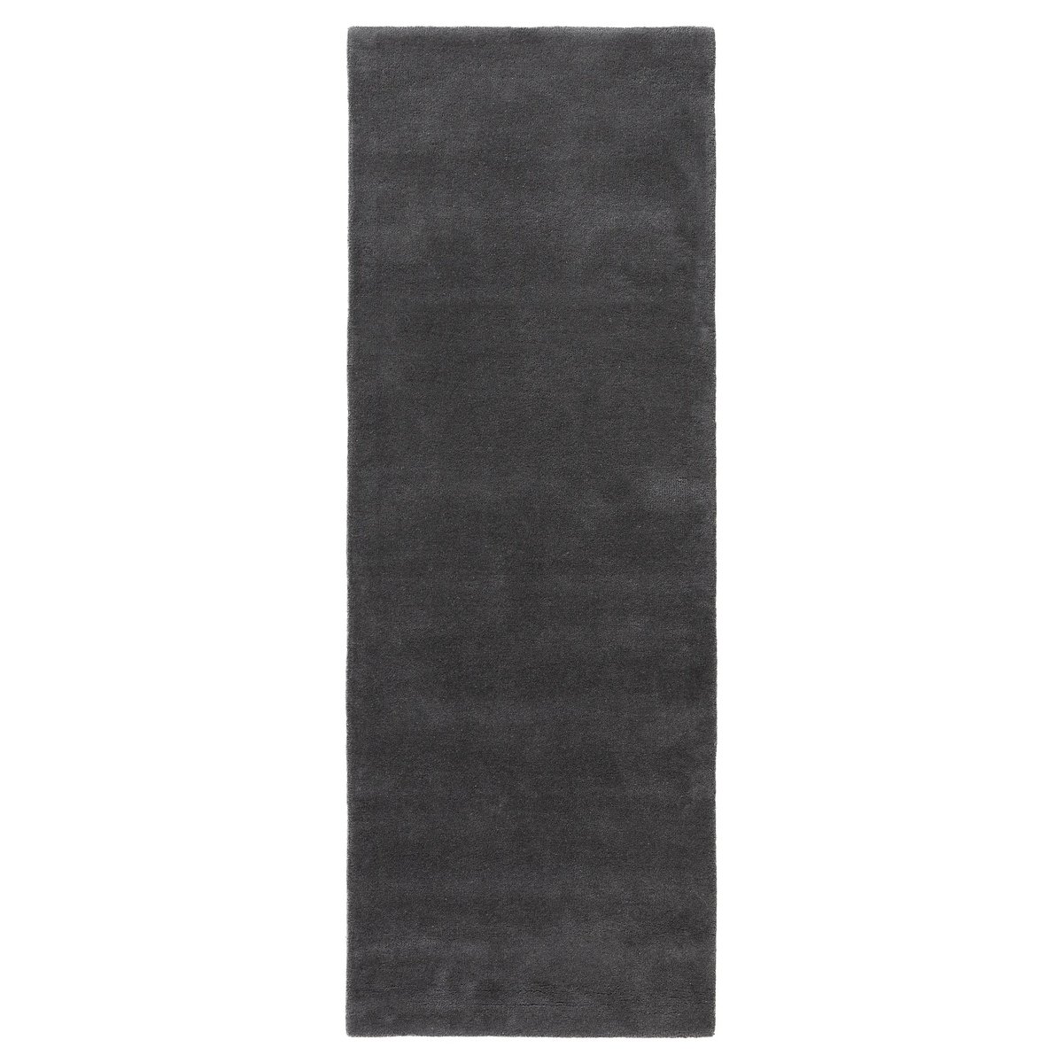 Tapis de couloir en laine tufté main BENT anthracite, BENUTA