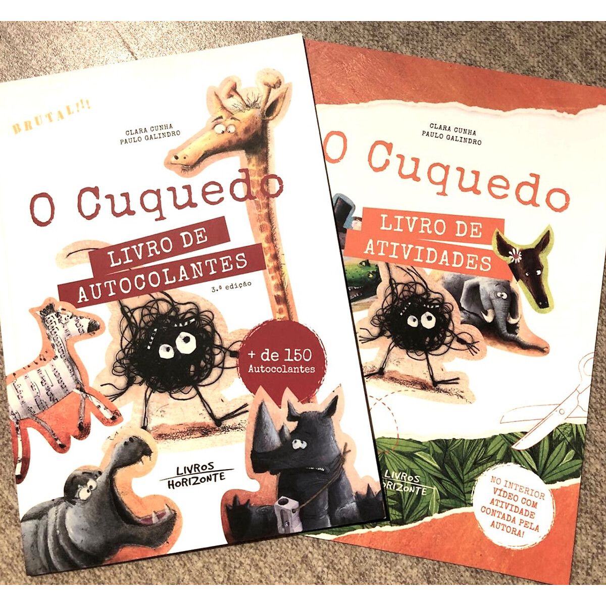 Livro O Cuquedo - Livro de Autocolantes e Livro de Atividades multicolor, LIVROS HORIZONTE