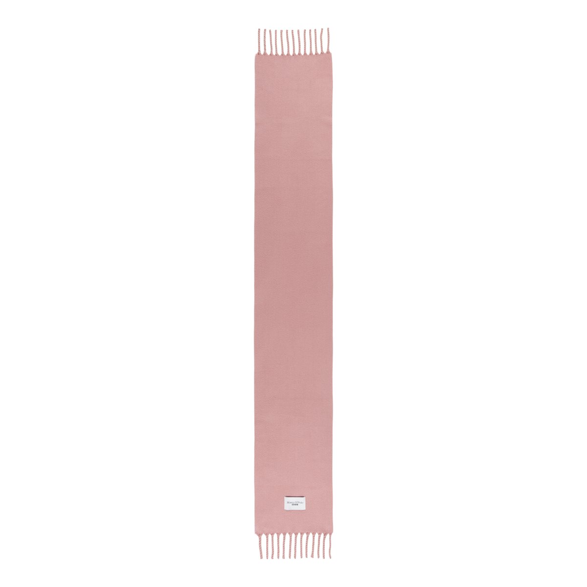 Écharpe en laine avec de longues franges rose bonbon, MARC O’POLO DENIM