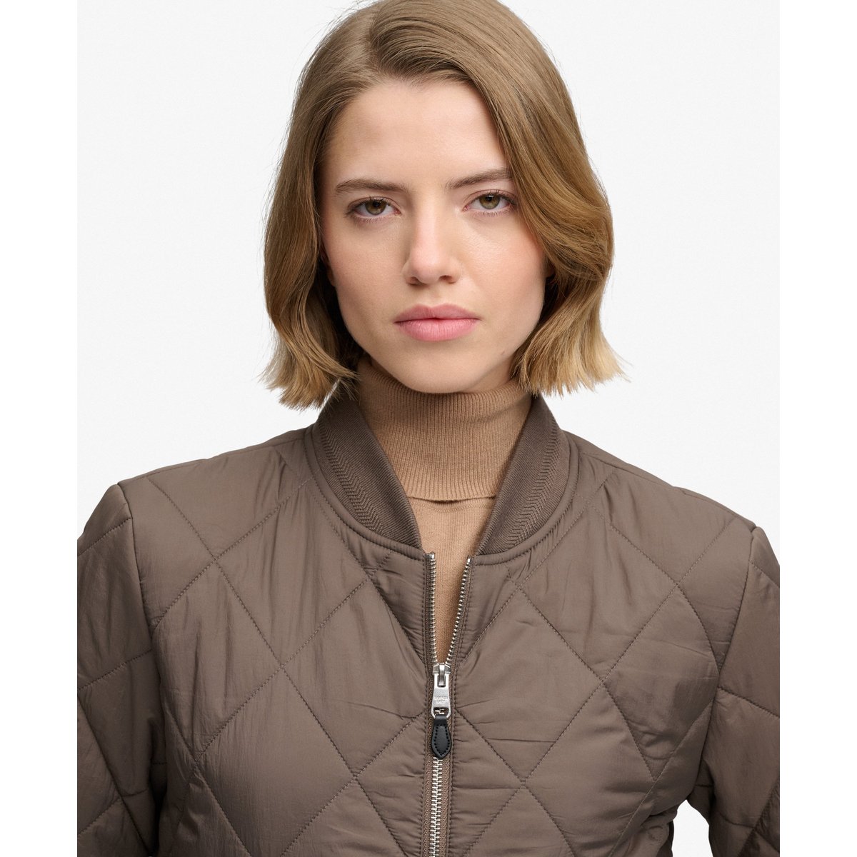 Blouson Bomber Doublé kaki foncé, SUPERDRY