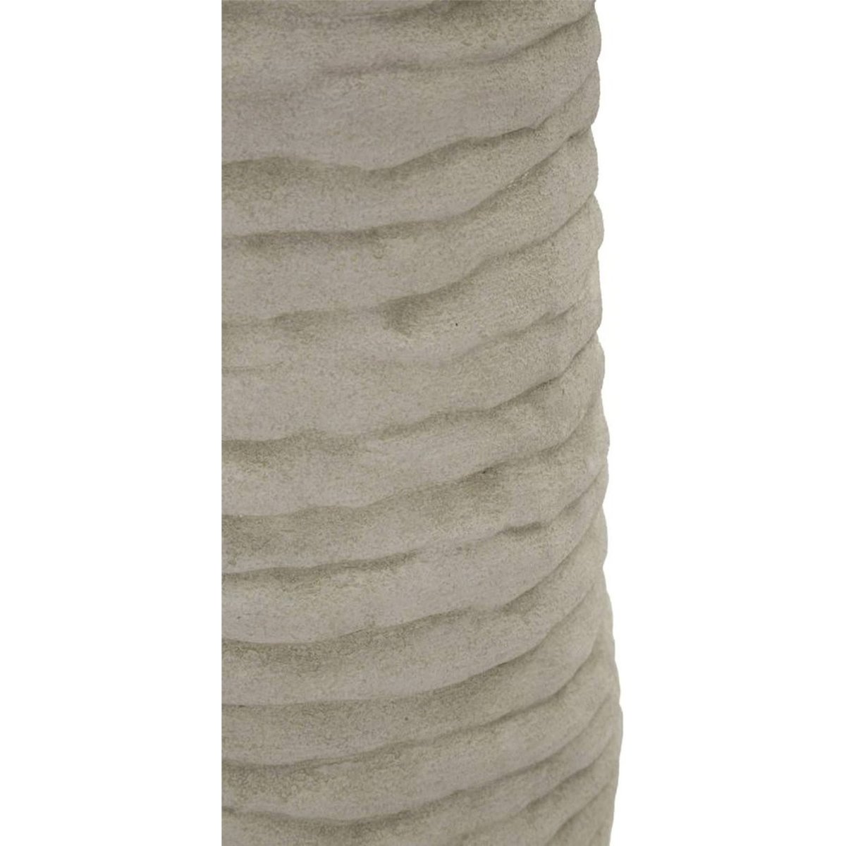 Vase cylindrique en céramique MODERN gris et or, RECOLLECTION