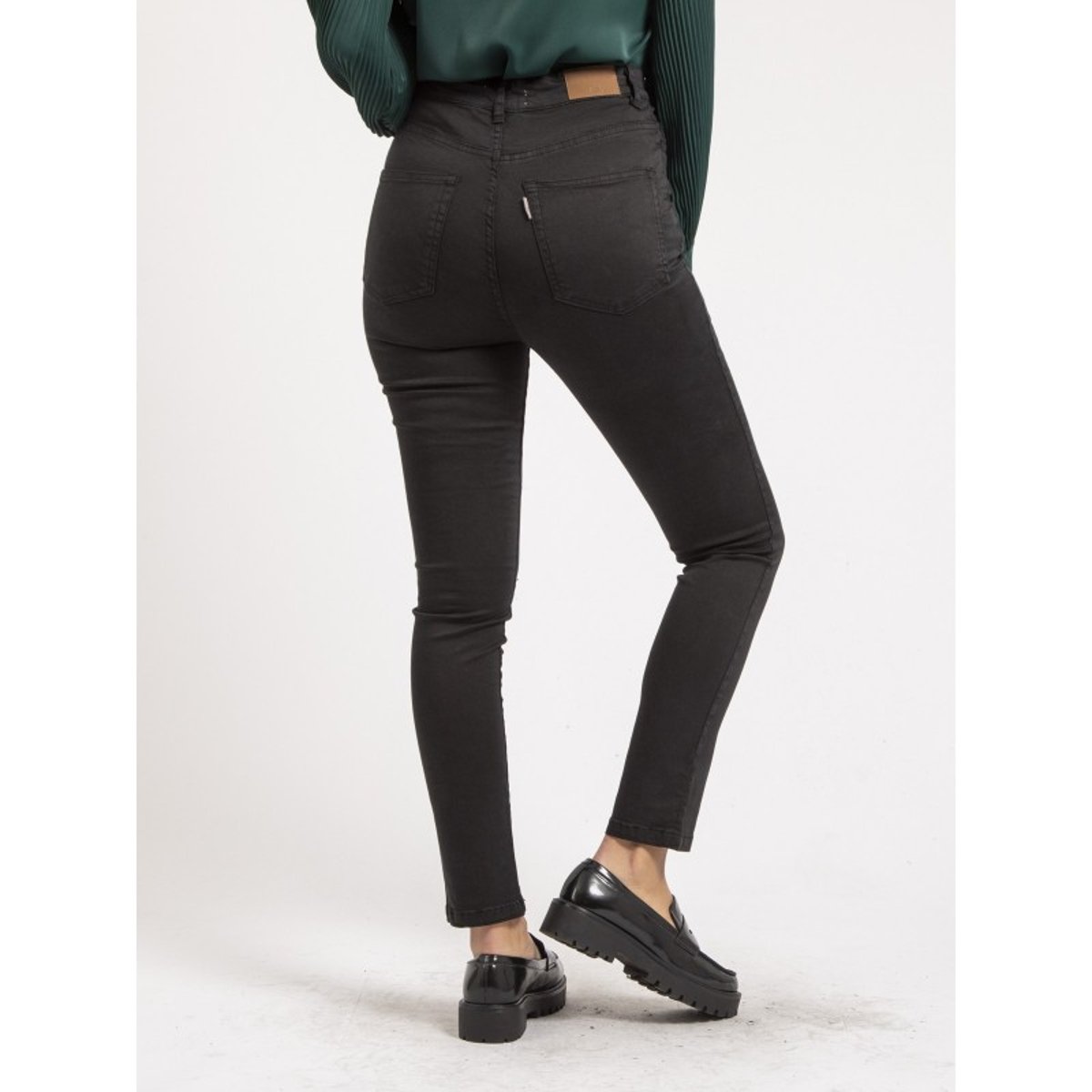 Pantalon Slim Edith noir, DONA LISA