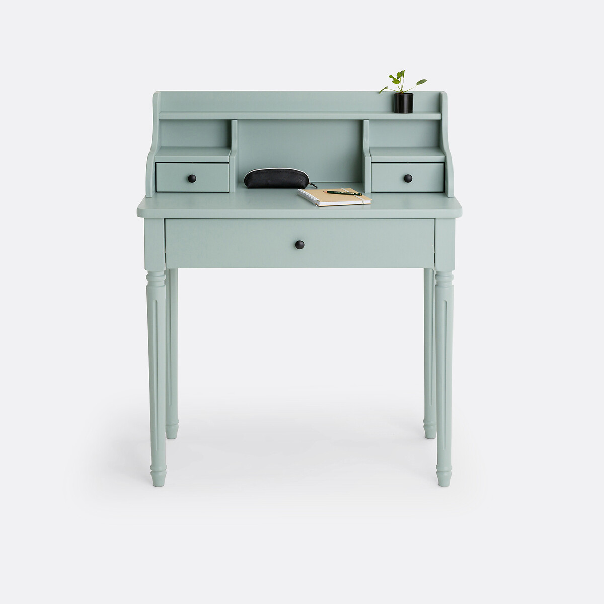 Bureau avec réhausse, Baudry vert eucalyptus, LA REDOUTE INTERIEURS