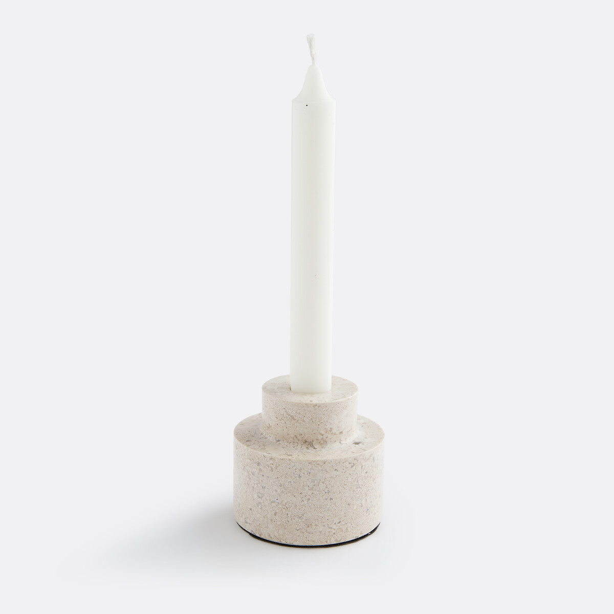 Candelabro de travertino Altura 7 cm, Ghama travertin, LA REDOUTE INTERIEURS