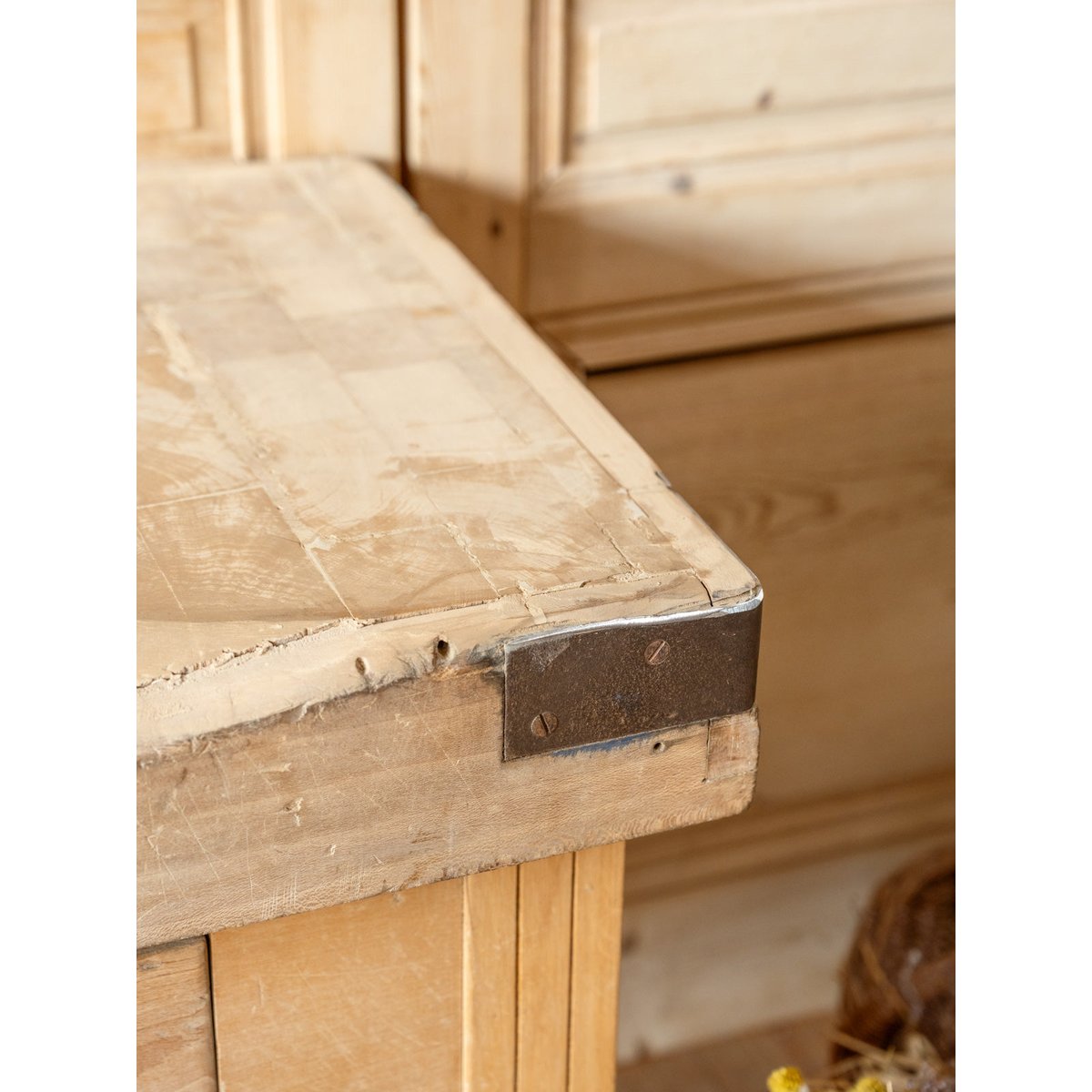 Meuble de métier en bois Fernand N°405 - Bon état bois clair, DEBONGOUT