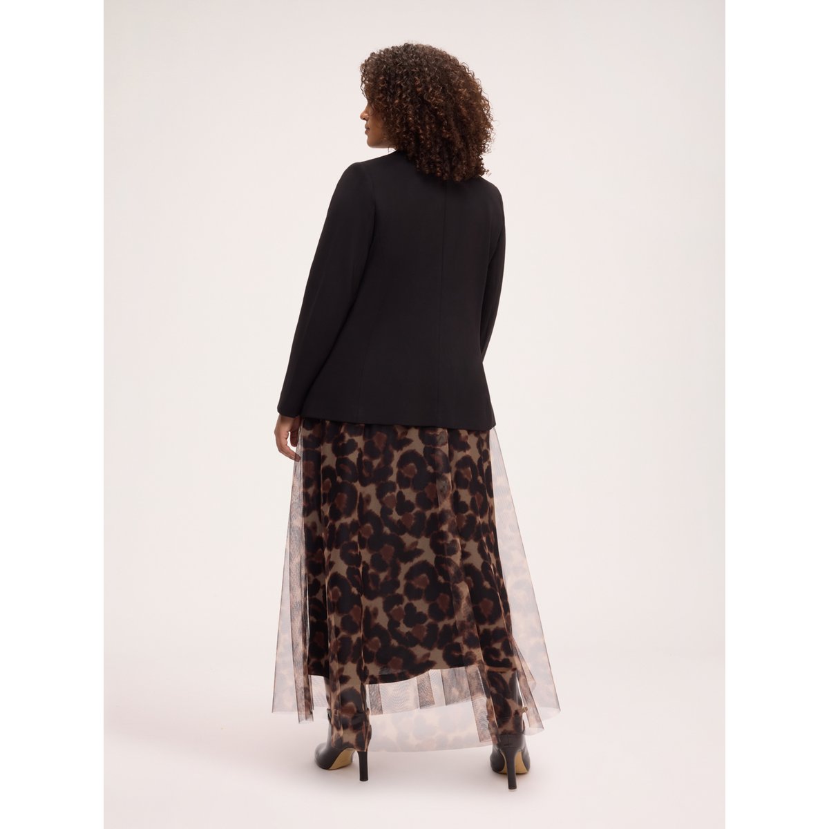 Blazer à paillettes noir, FIORELLA RUBINO