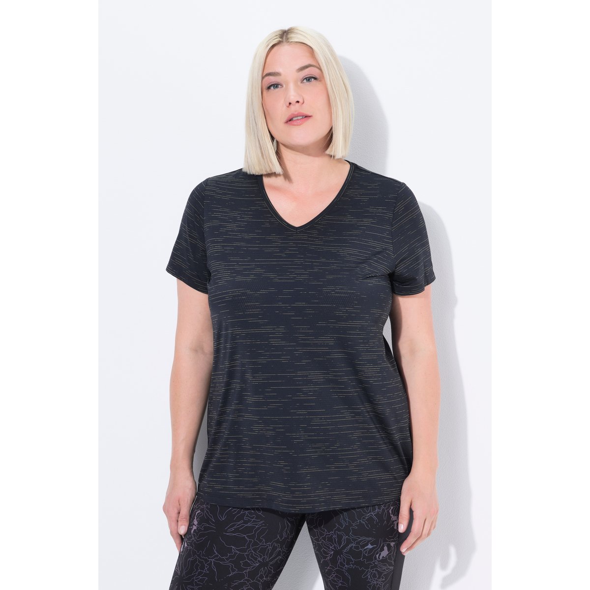 T-shirt technique noir, ULLA POPKEN