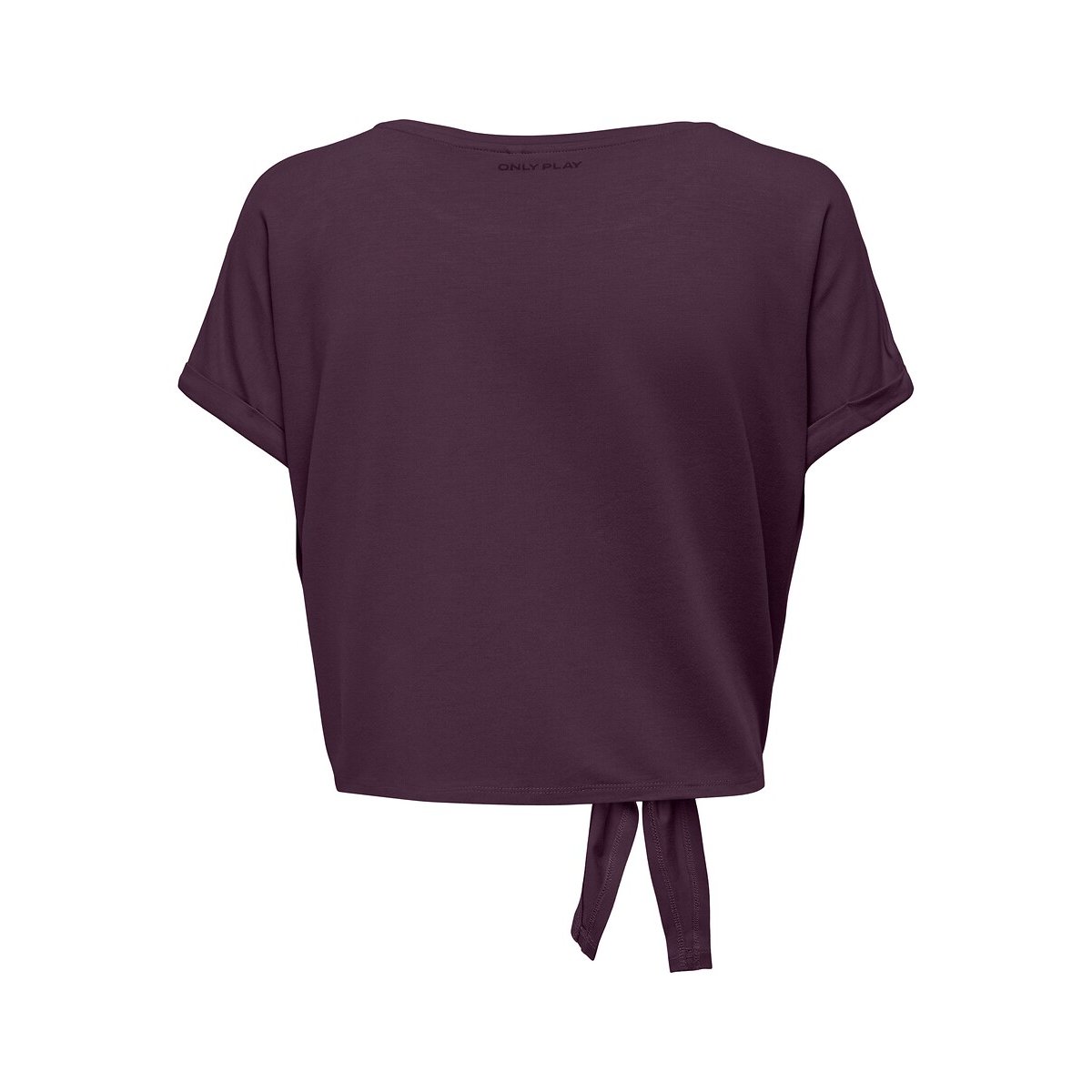 T-shirt avec détail nœud Jab violet, ONLY PLAY