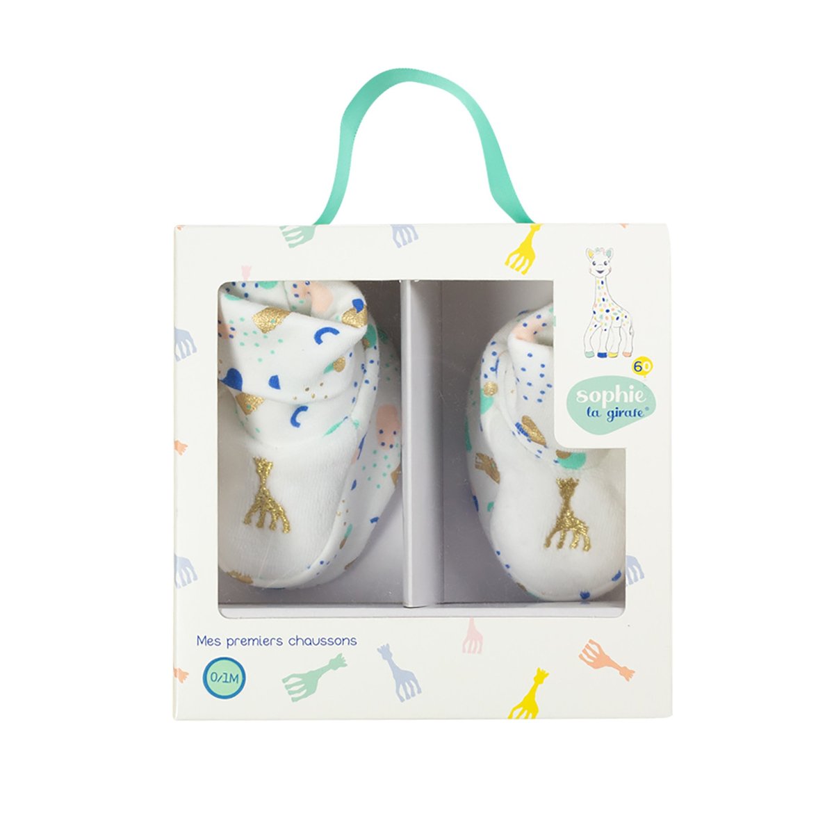 Chaussons Sophie La Girafe® blanco, TROIS KILOS SEPT