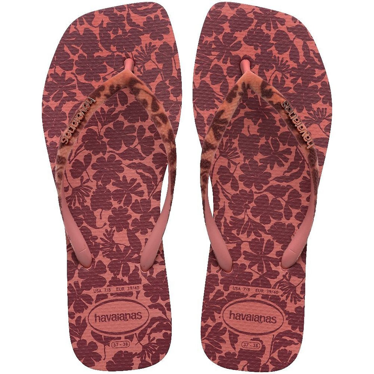 Infradito SQUARE Velvet terracotta, HAVAIANAS