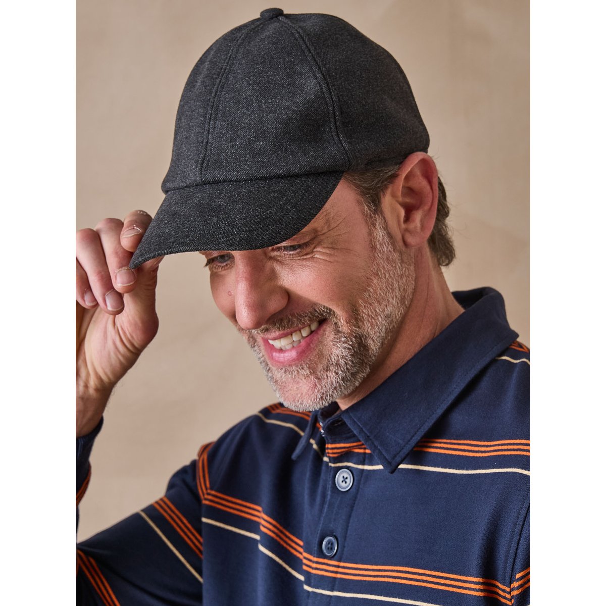 Casquette en feutrine homme anthracite, DAXON