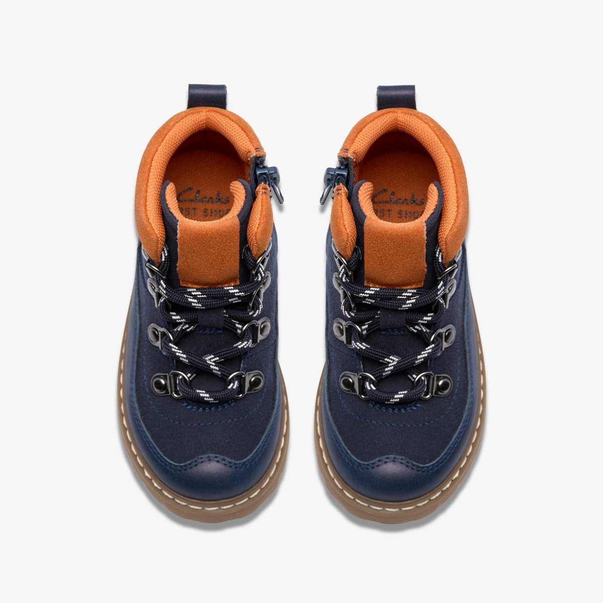 Boots Synthétique Coupe Large ADELAIDE TOP T bleu, CLARKS
