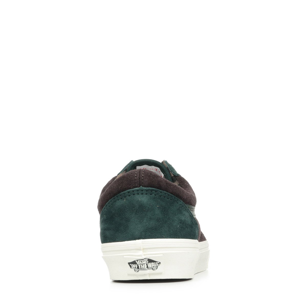 Baskets Old Skool pig suede plaid scarab, VANS