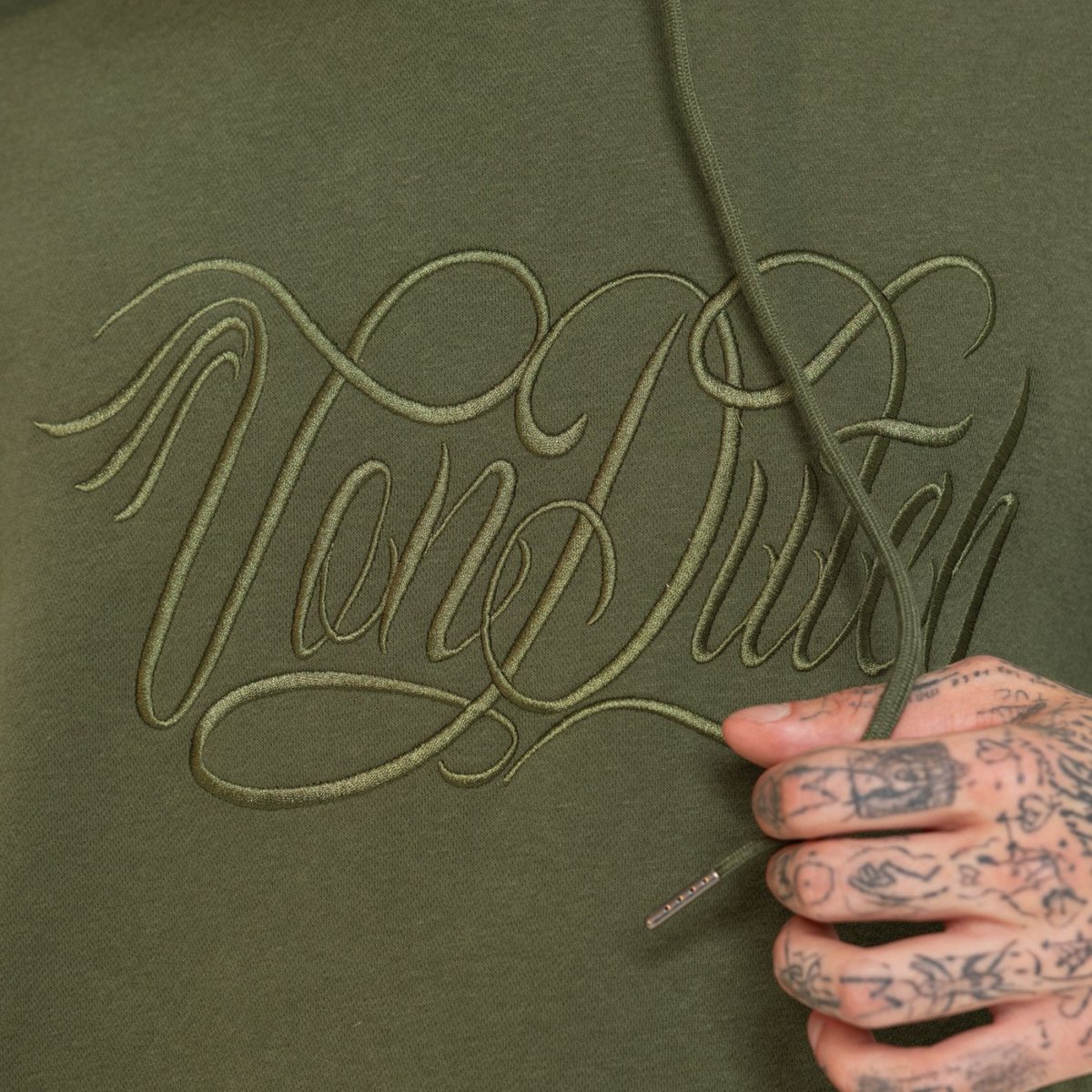 Sweatshirt coton RUBEN vert, VON DUTCH