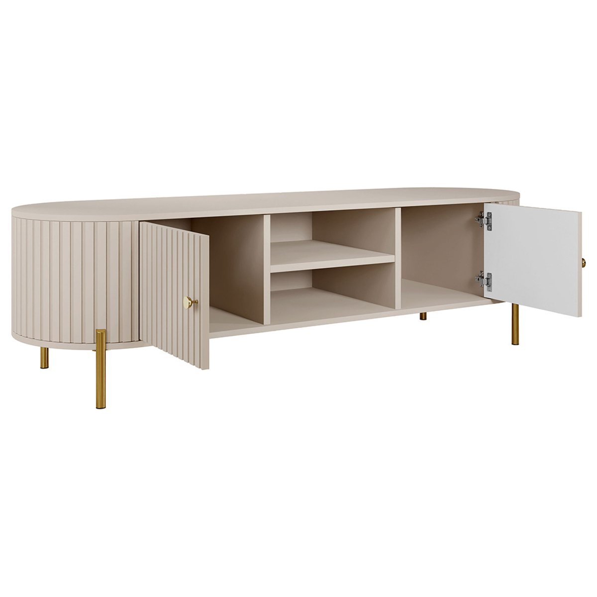 Meuble TV - JAIME beige, BEST MOBILIER