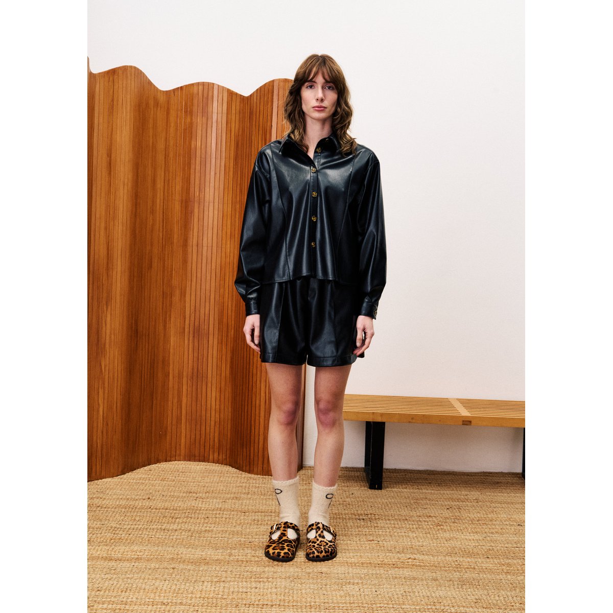 Chemise SIMONE noir, FRNCH