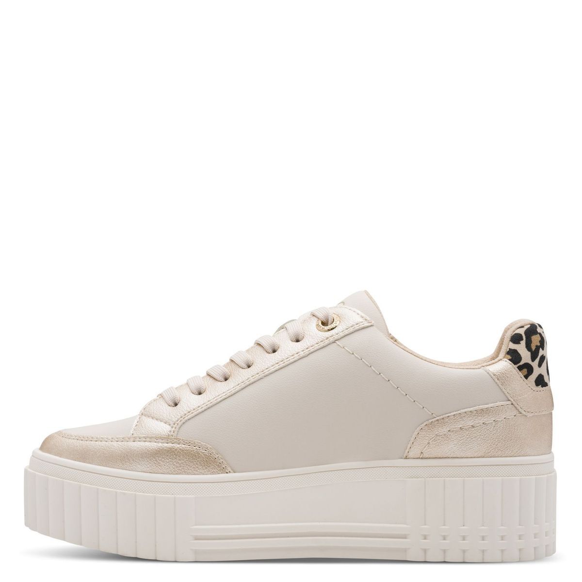 Basket à talon beige crème, MARCO TOZZI