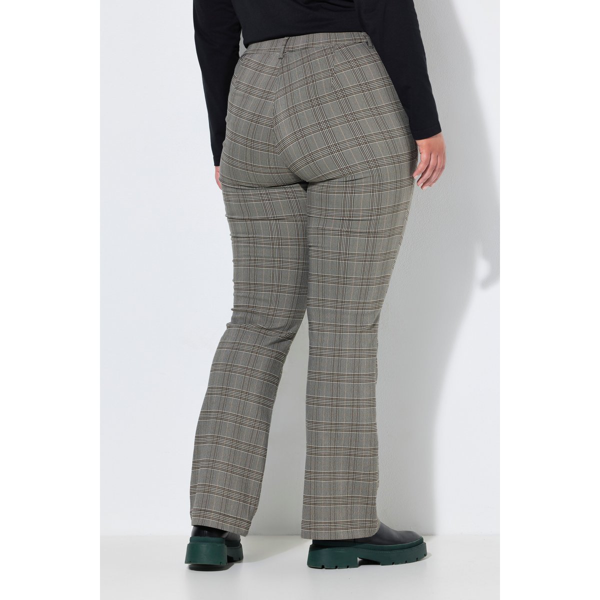 Pantalon Marie à carreaux acajou, ULLA POPKEN