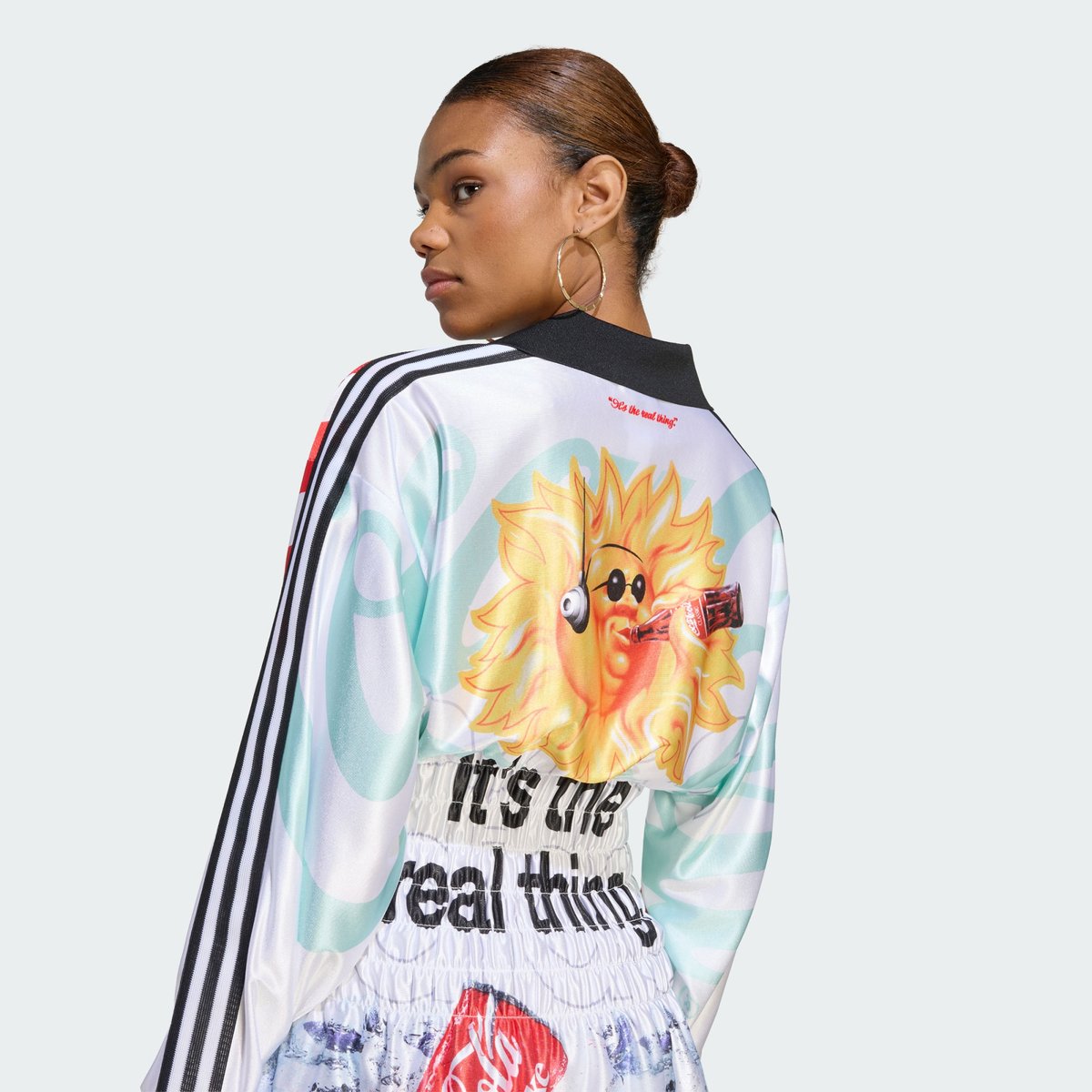 Maillot Smocké Mash Up Adidas X Coca-Cola Maillot Smocké Mash Up Adidas X Coca-Cola white / multicolor, adidas Originals