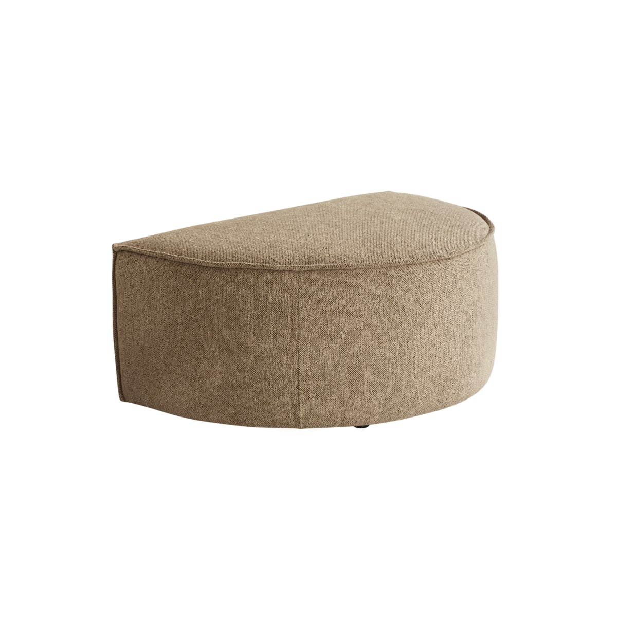 Repose-pied en Tissu, DARIO marron, TIKAMOON