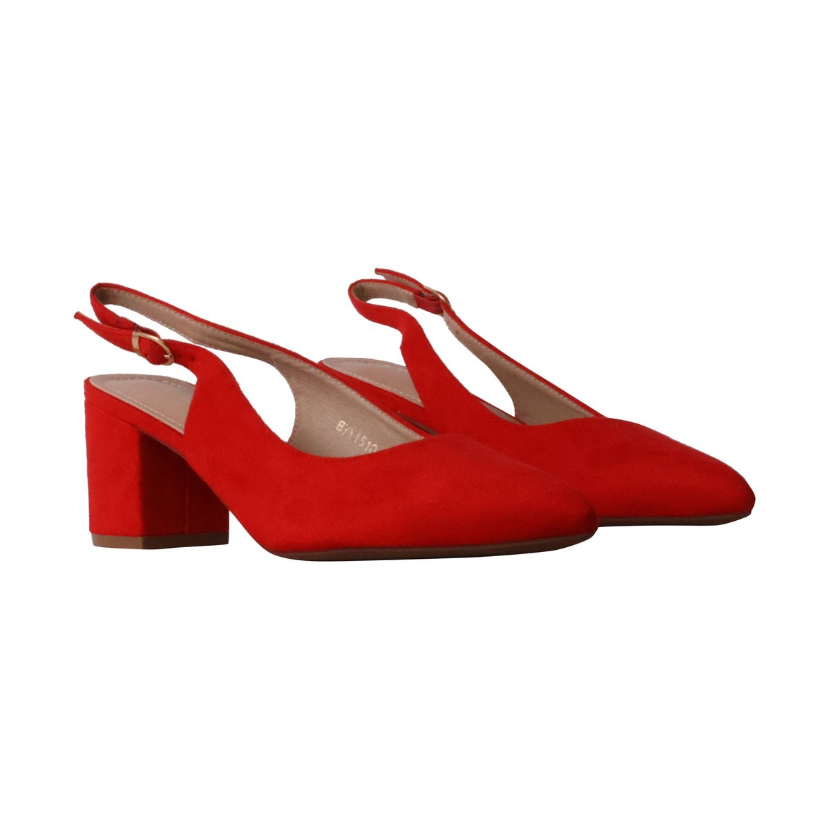 Escarpin à Talon La Bottine Souriante rouge, ENZA NUCCI