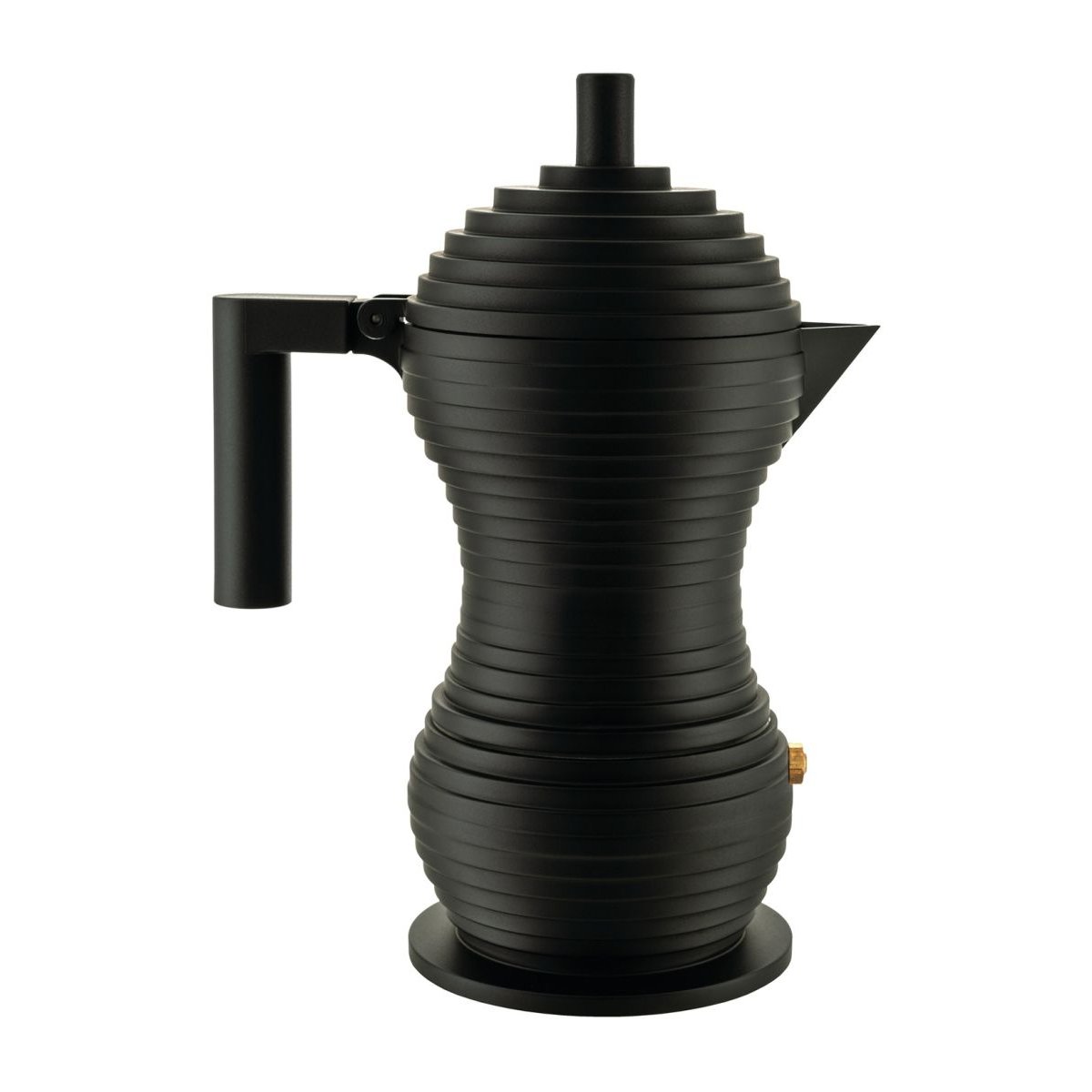 Cafetière espresso en fonte d' aluminium pulcina noir, ALESSI