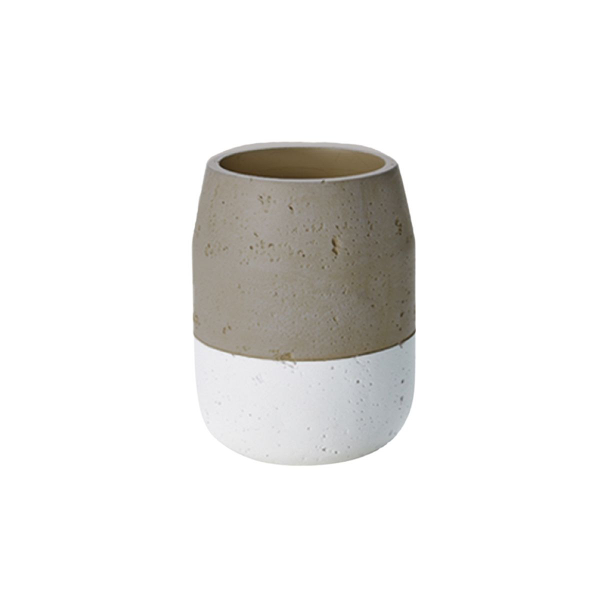 Set salle de bain bicolore 3 pièces céramique SPA taupe, GUY LEVASSEUR