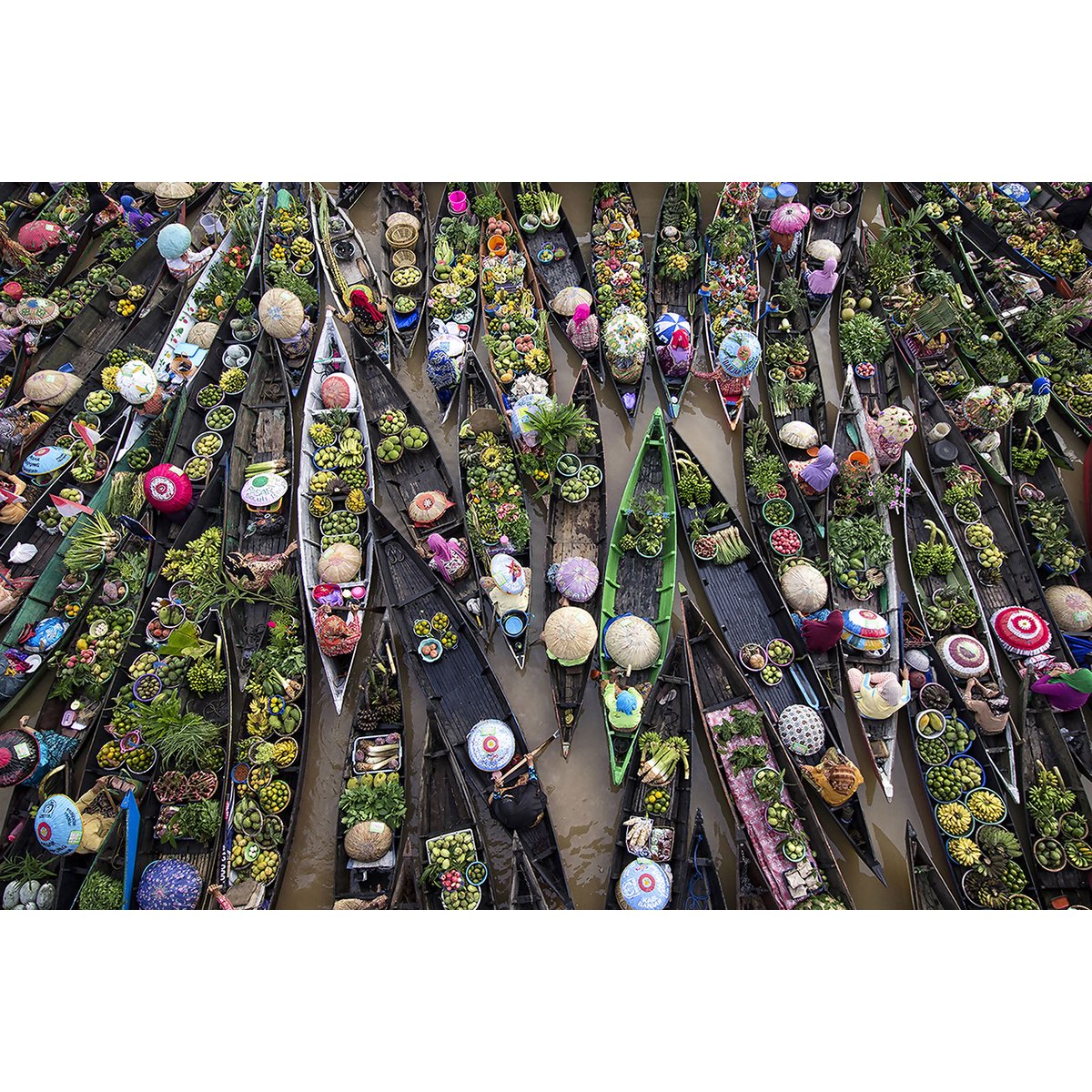 Tableau marché flottant tableau alu dibond, HEXOA