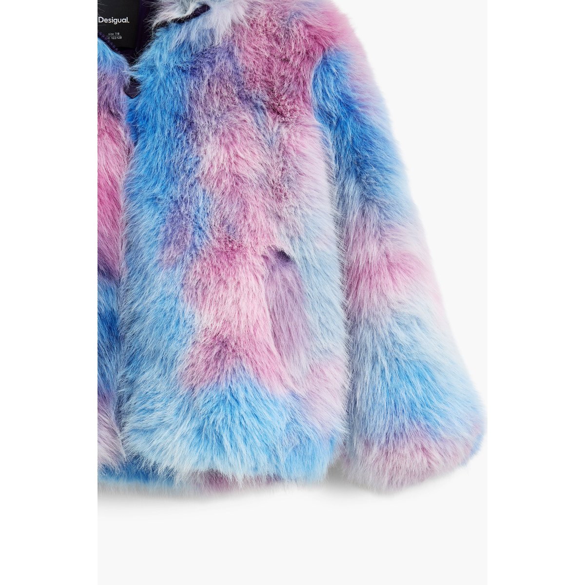 Manteau à capuche imprimé bleu, DESIGUAL