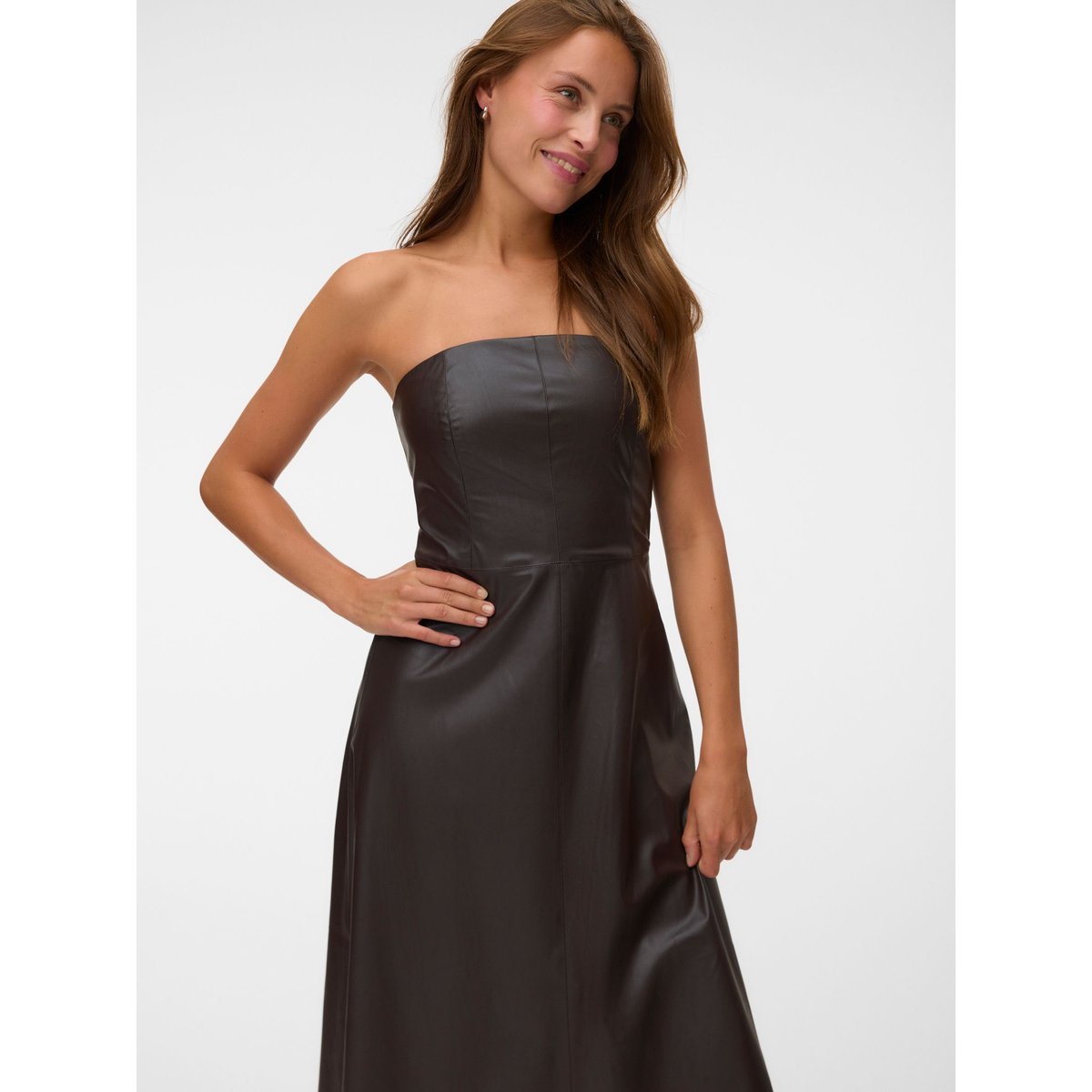 Robe marron - chocolate torte, VERO MODA