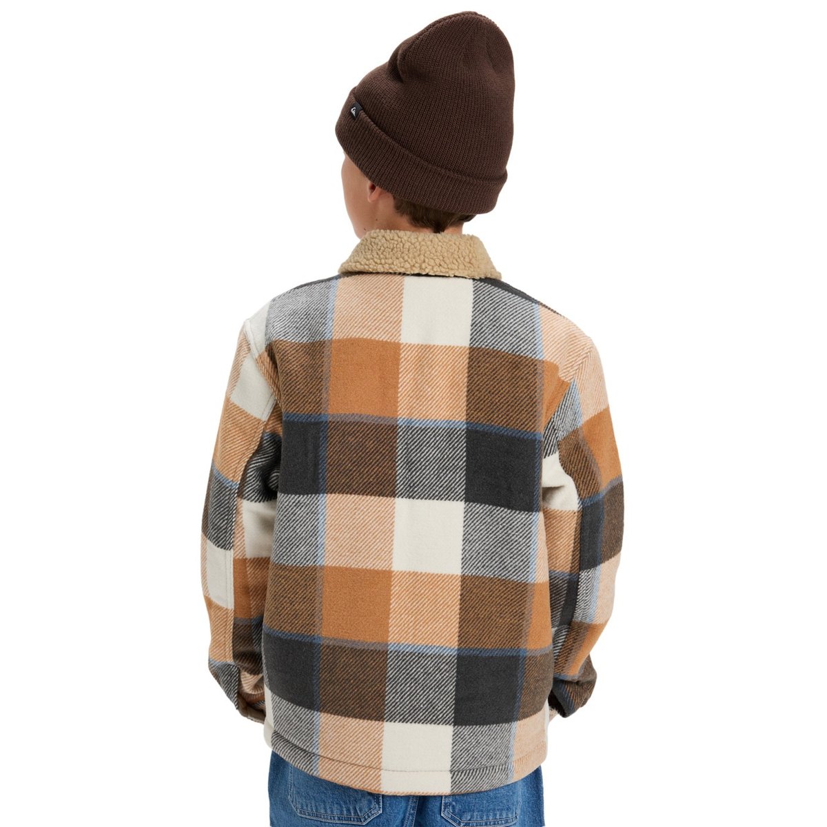 Veste Harrington DNA SHERPA HARRINGTON marron almond sherpa harrington, QUIKSILVER