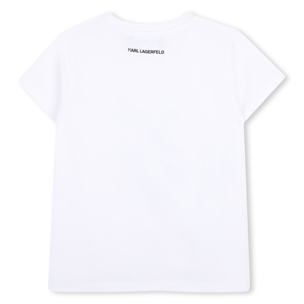 Tee-shirt manches courtes blanc, KARL LAGERFELD KIDS