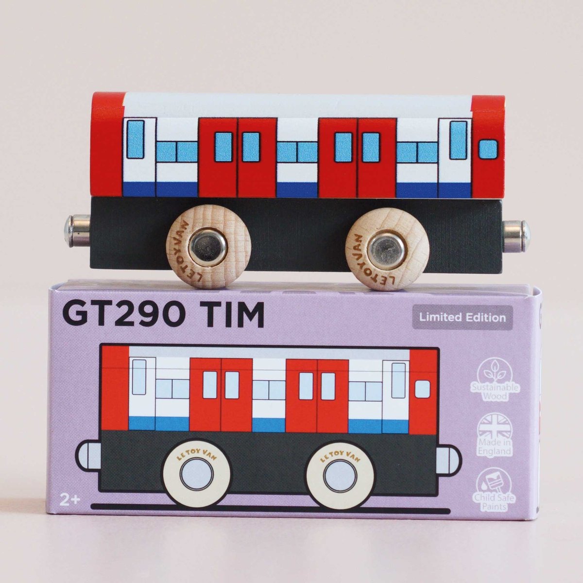 Wagon de train Tim No 48 noir, LE TOY VAN