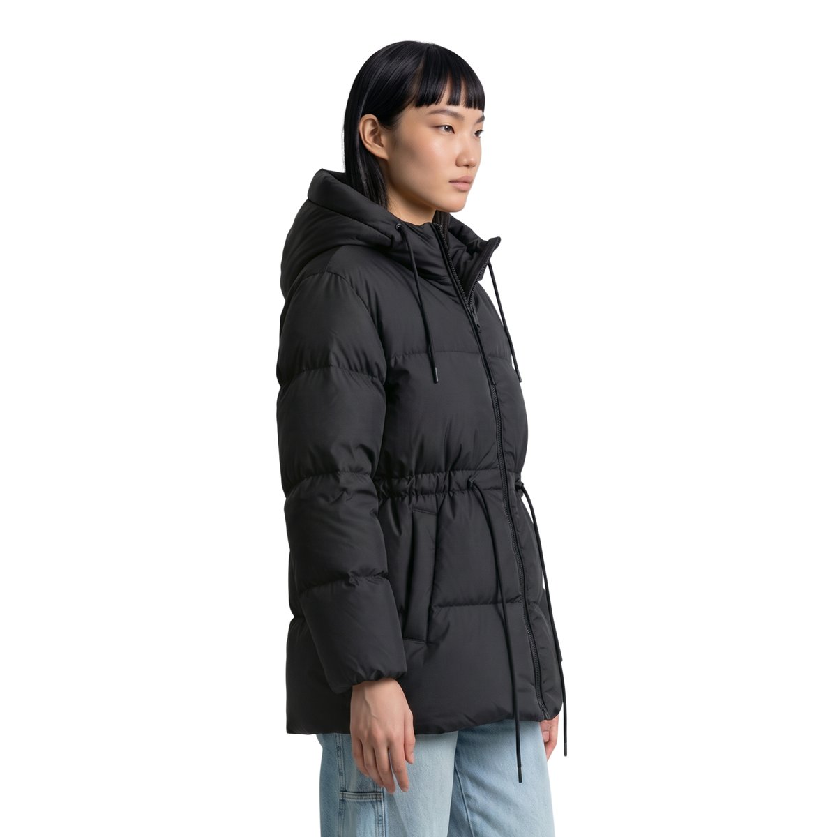 Doudoune matelassée coupe regular avec une surface hydrofuge noir, MARC O’POLO DENIM