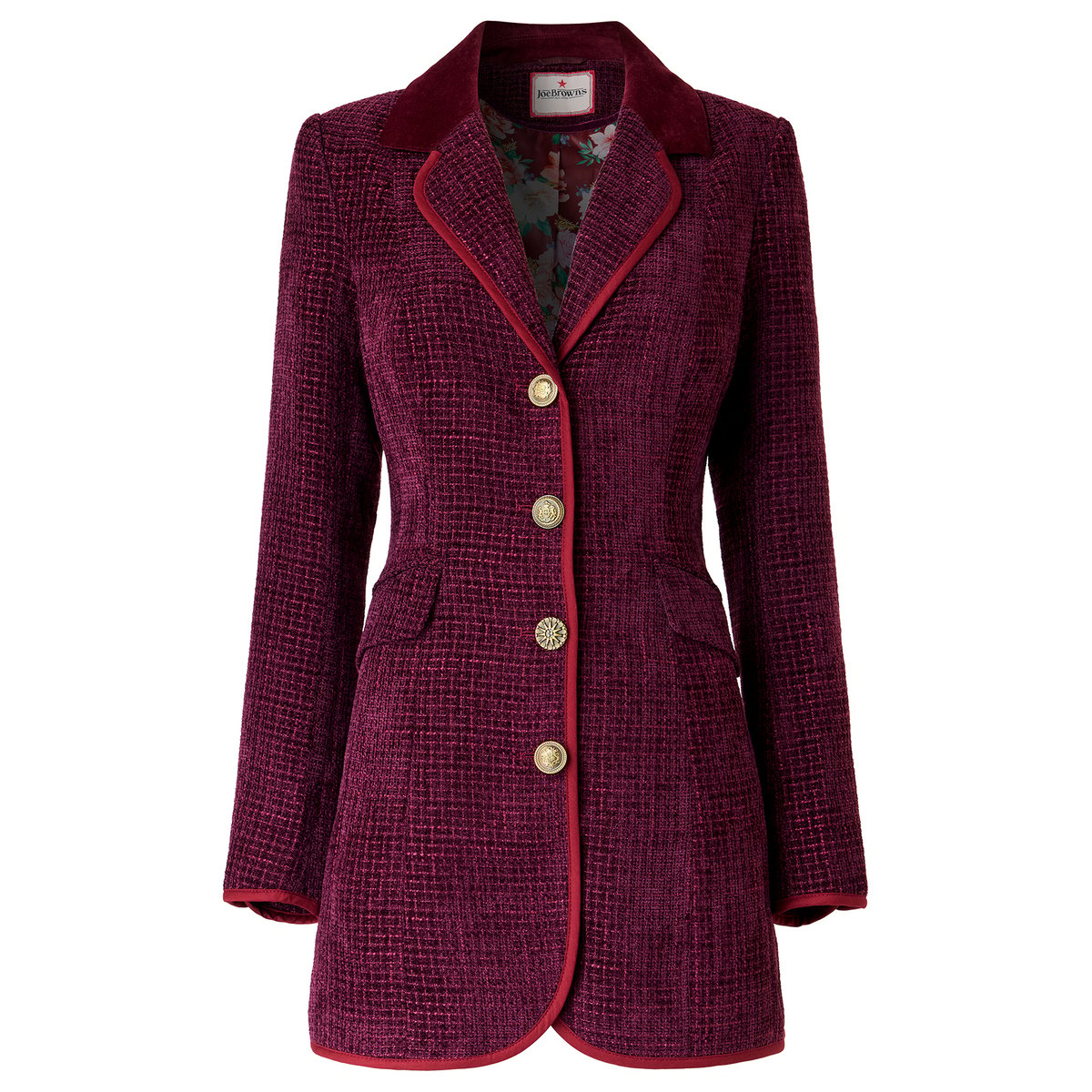 Veste Longue Favorite de Joe Pour Toujours rouge, JOE BROWNS