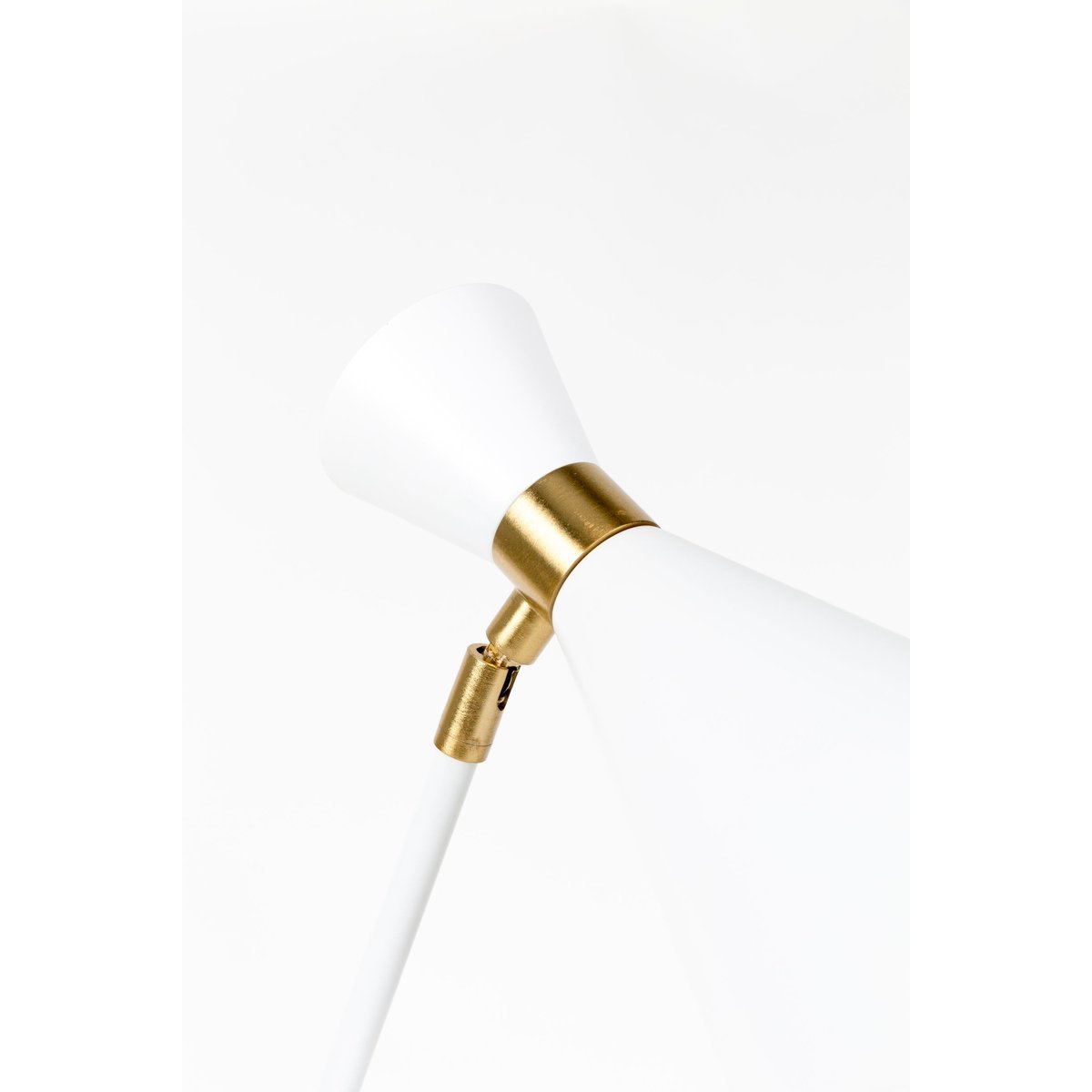 Lampe Shady en métal blanc, ZUIVER