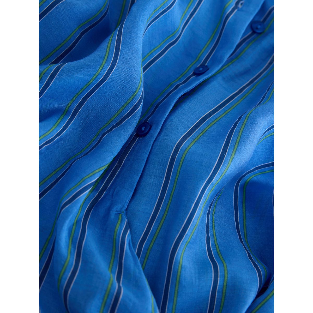 Chemise légère à manches longues et nouer rayures bleues, NEXT
