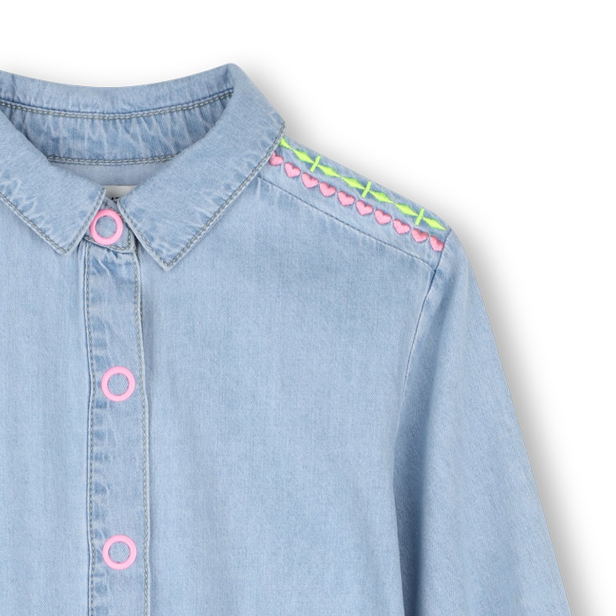 Robe en denim double stone+bleach, BILLIEBLUSH
