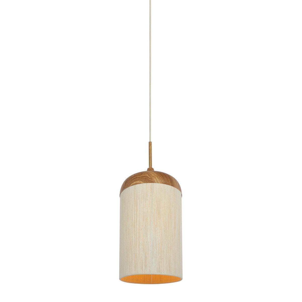 Lampe Suspendue Métal DANIA crème, LIGHT & LIVING 