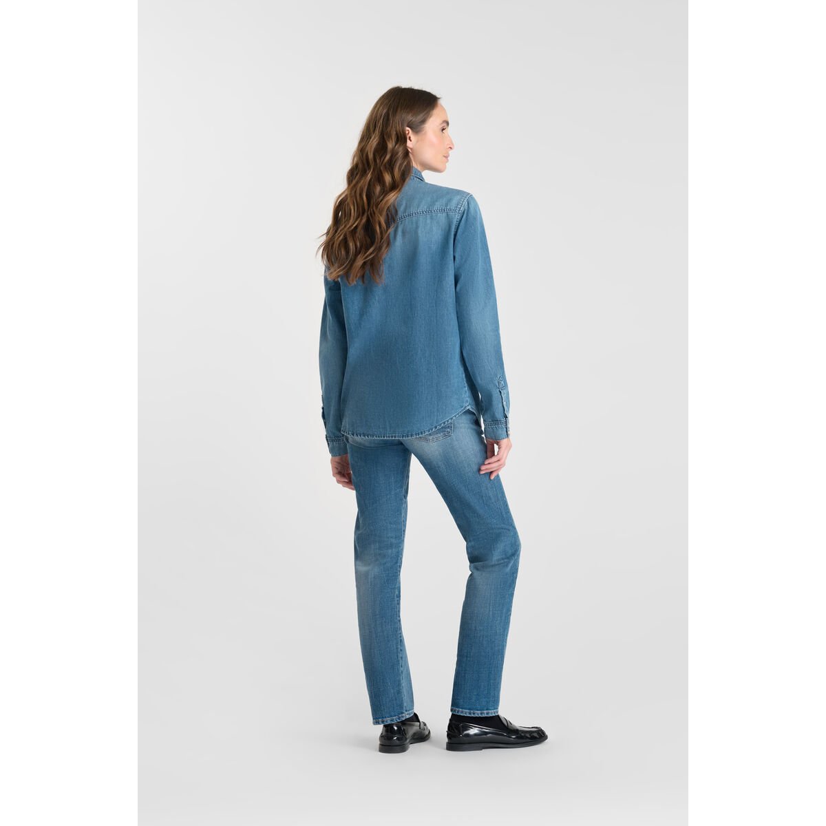 Chemise en jeans BARBARA blue, LE TEMPS DES CERISES