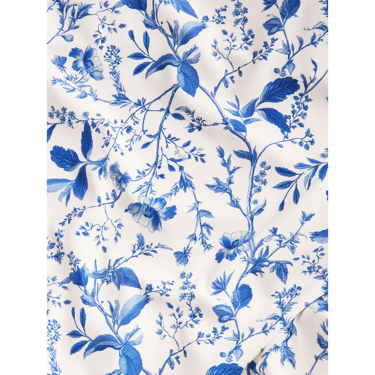 Maillot de bain bandeau ventre plat volants crème/bleu à petits motifs floraux, NEXT