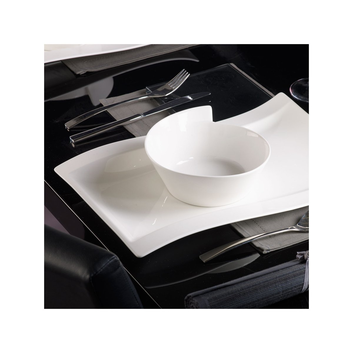 Assiette Gourmet NEWWAVE blanc, VILLEROY & BOCH