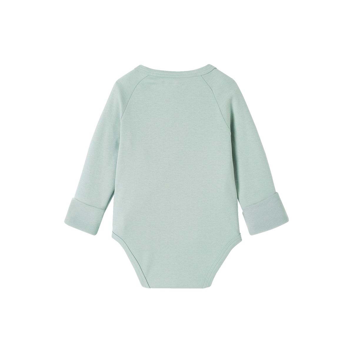 Lot de 5 bodies évolutif ouverture naissance bleu grisé, VERTBAUDET